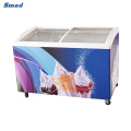 Small Ice Cream Freezer Glass Door Display Freezer